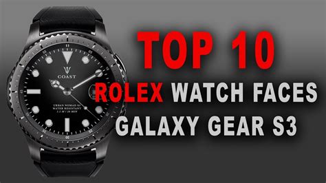 how to install rolex watch face on gear s3|samsung gear s3 custom rolex.